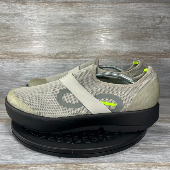 Oofos Men's Oomg Gray Mesh Slip On Recovery Comfort Shoes Size 13 - Picture 1 of 11